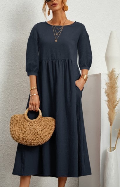 Women's Lantern Sleeve Summer Dress