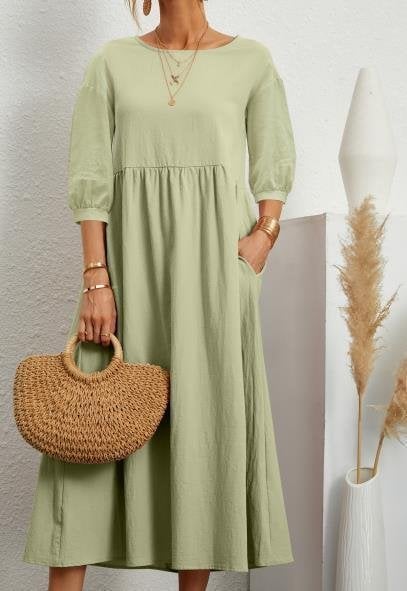 Women's Lantern Sleeve Summer Dress