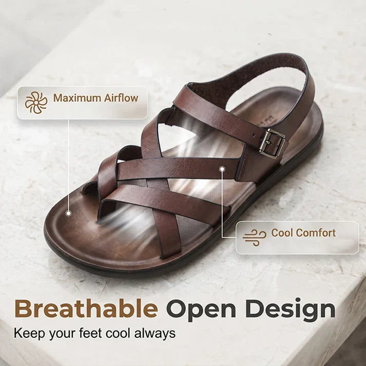 Men's Adjustable Strap Roman Sandals