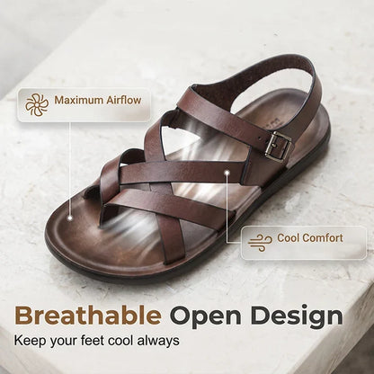 Men's Adjustable Strap Roman Sandals