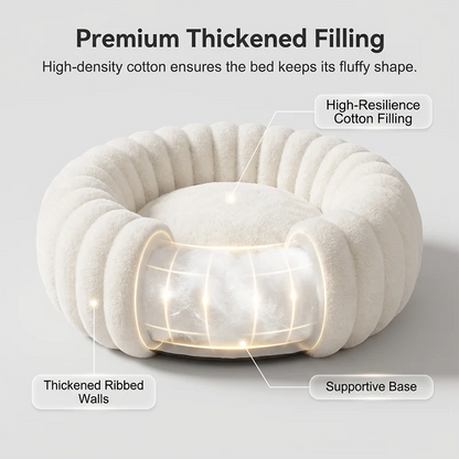 Round Plush Pet Bed