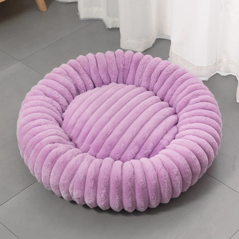 Round Plush Pet Bed