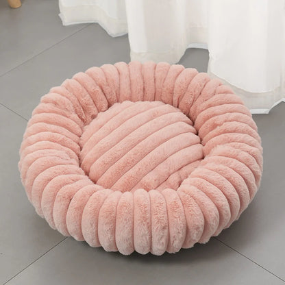 Round Plush Pet Bed