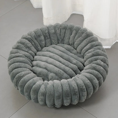 Round Plush Pet Bed