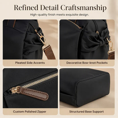 Women's Elegant Pleated Shoulder Handbag