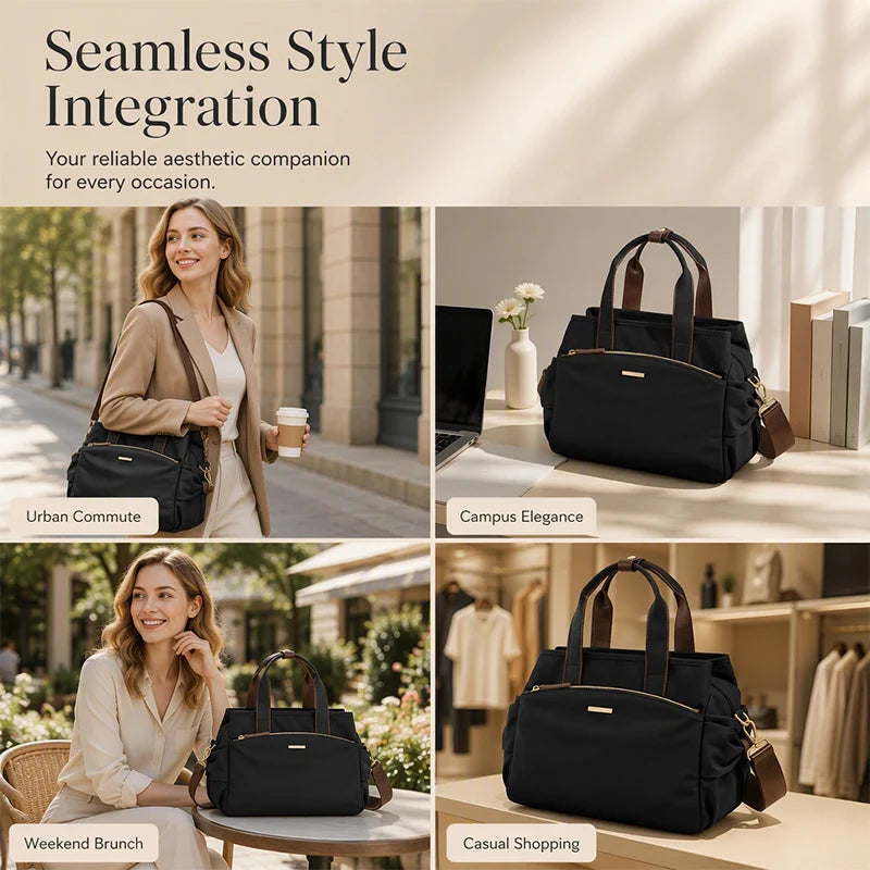 Women's Elegant Pleated Shoulder Handbag
