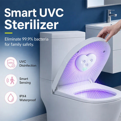 Smart UVC Toilet Lid Light