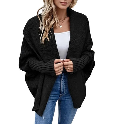 Women's Oversized Batwing Knit Cardigan