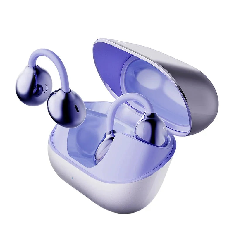 Open Ear Wireless Clip On Earbuds