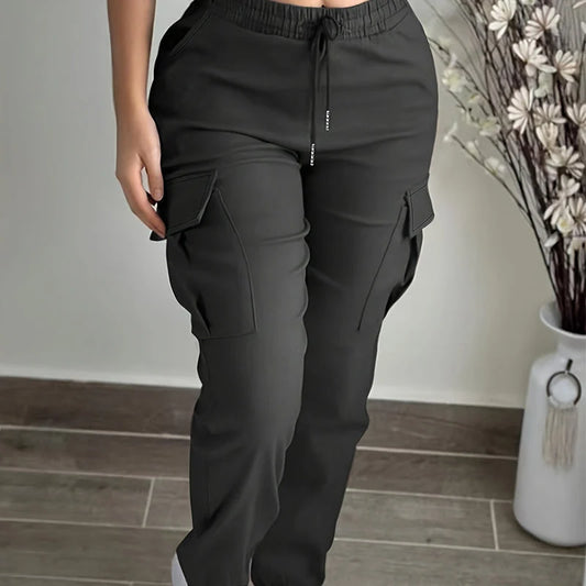 Women's High-Waisted Cargo Joggers