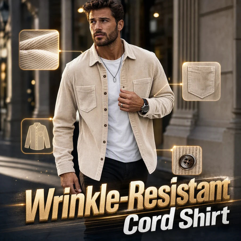Men's Textured Cord Shirt