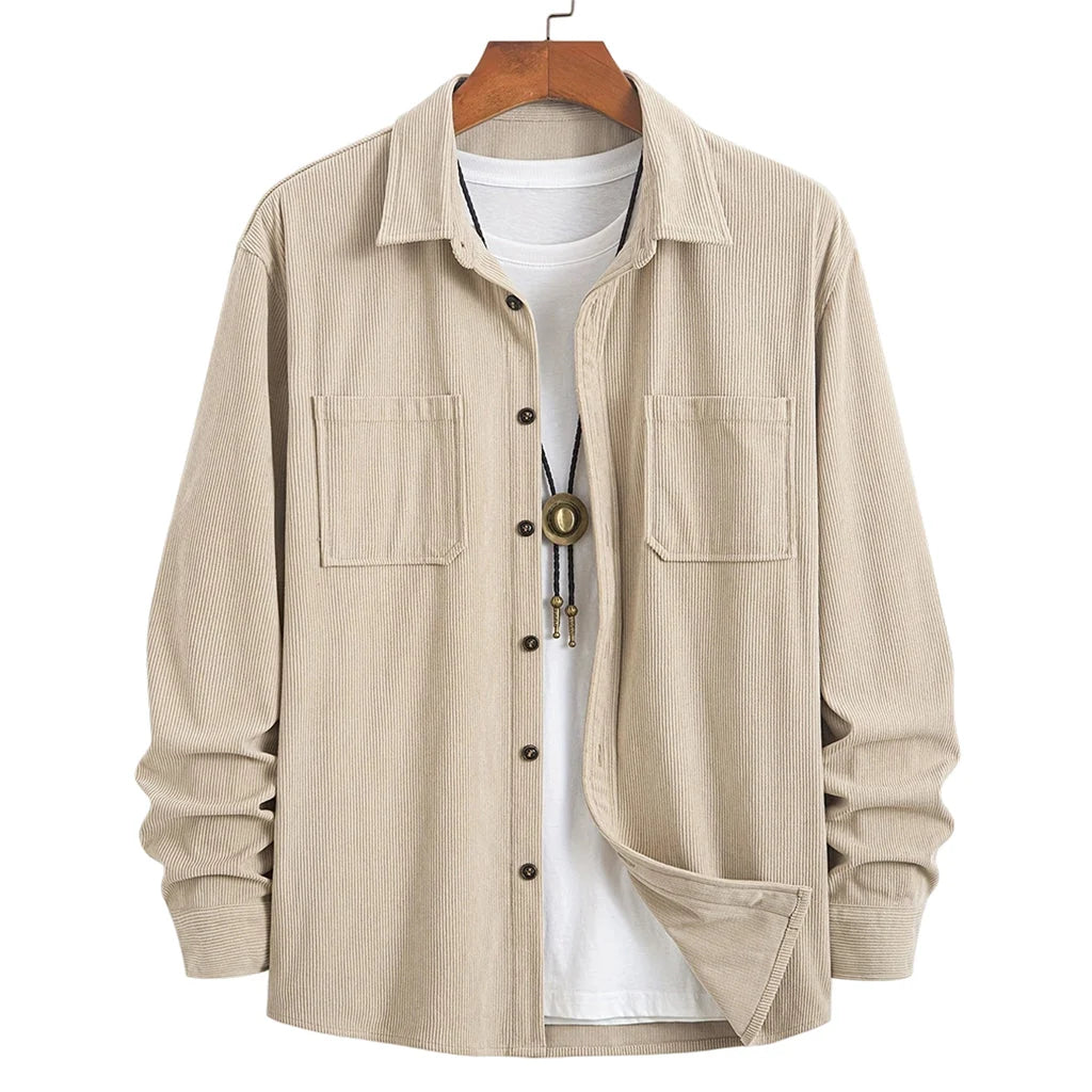 Men's Textured Cord Shirt
