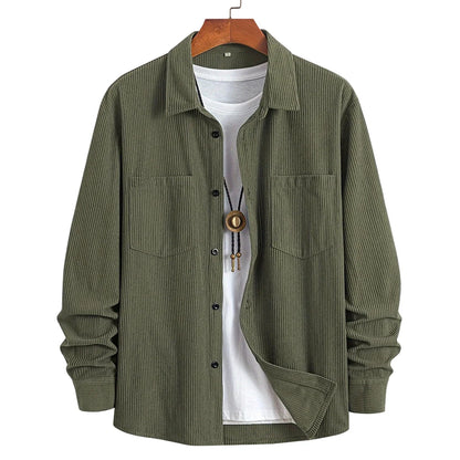 Men's Textured Cord Shirt