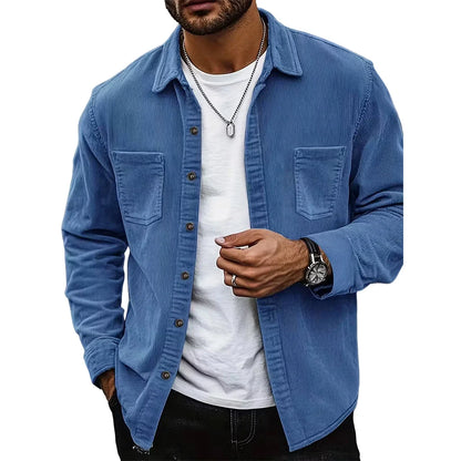 Men's Textured Cord Shirt