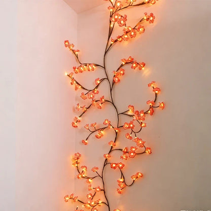Decorative Floral Vine String Lights