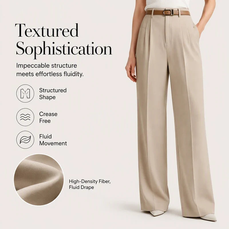Women's Tailored Wide Leg Trousers