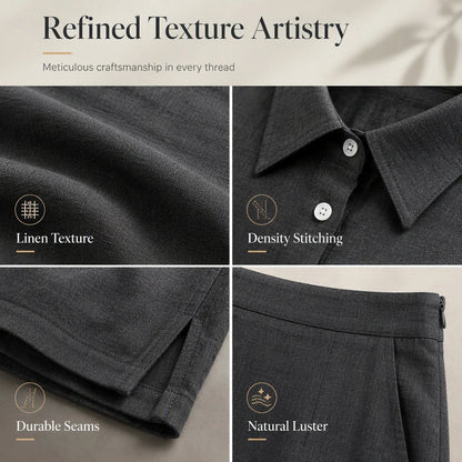 Women's Relaxed Shirt & Maxi Skirt Set