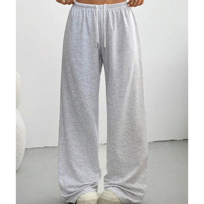 Women's Relaxed Drawstring Wide-Leg Joggers