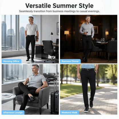 Men's Lightweight Straight Leg Trousers