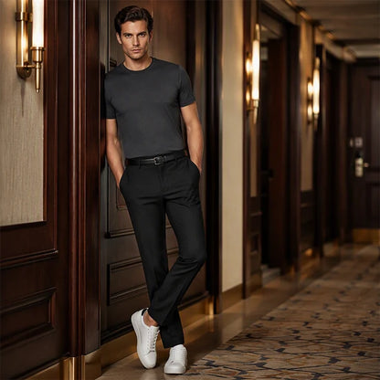 Men's Lightweight Straight Leg Trousers
