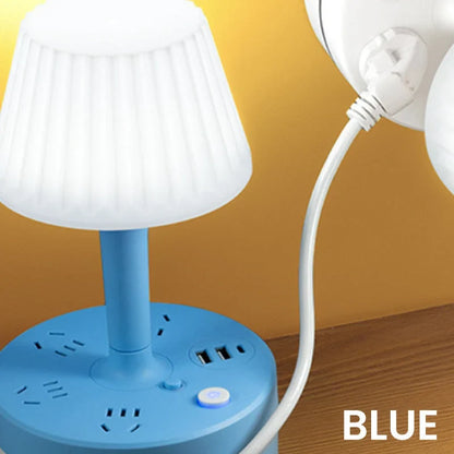 Bedside Lamp with Charging Hub