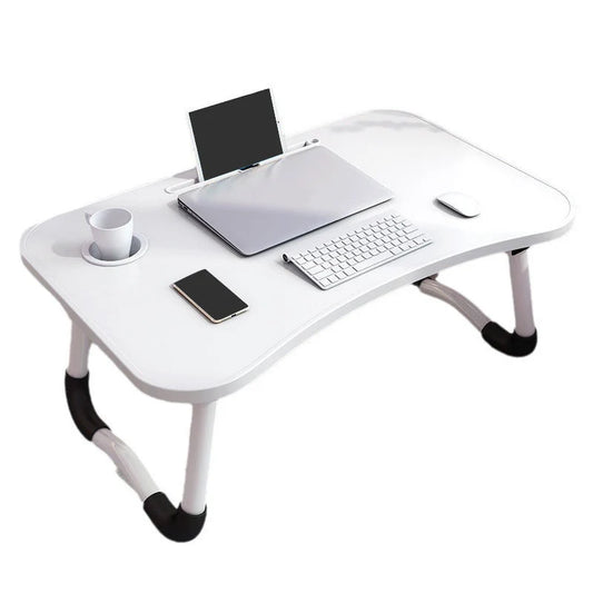 Foldable Laptop Bed Table with Cup Holder