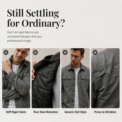 Men's Checkerboard Suede Look Jacket