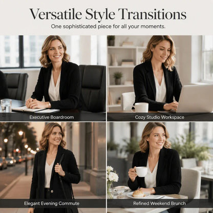 Women's Open Front Knit Lapel Cardigan