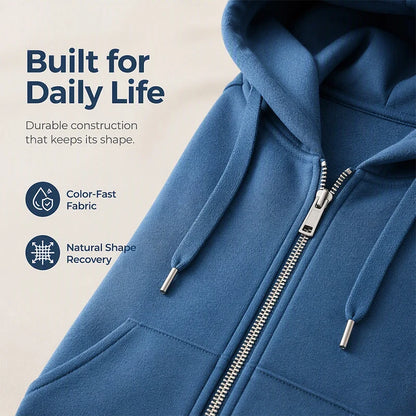 Women's Mid Length Hooded Cardigan Jacket