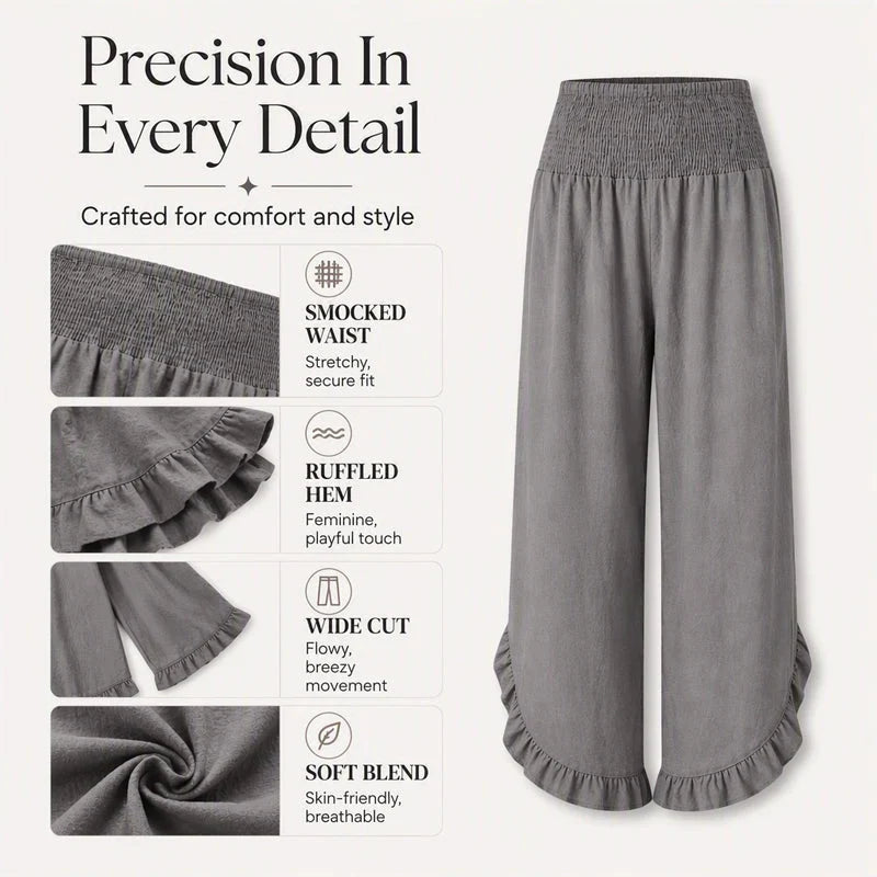 Women's High Waist Casual Trousers