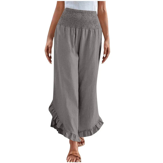 Women's High Waist Casual Trousers