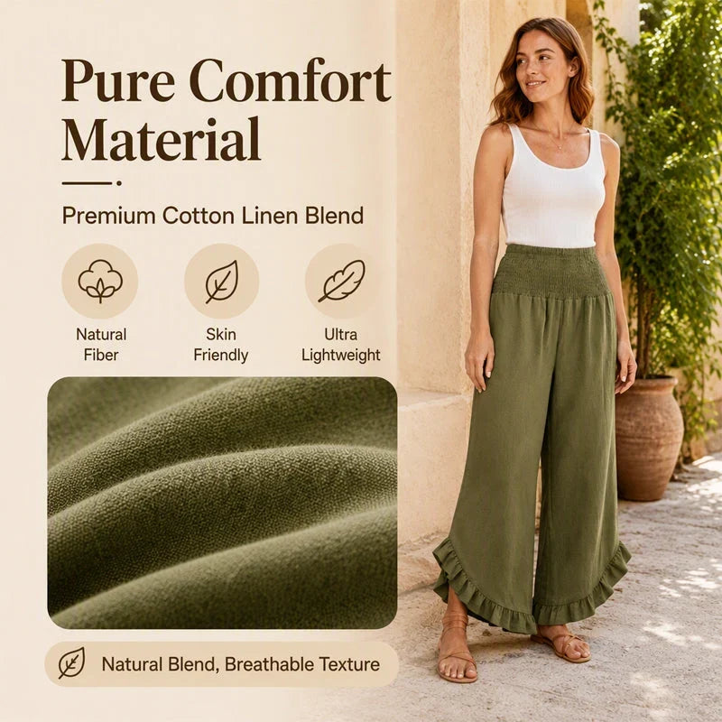 Women's High Waist Casual Trousers