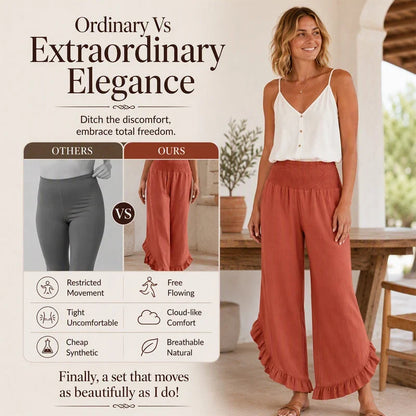 Women's High Waist Casual Trousers