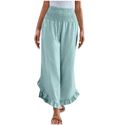 Women's High Waist Casual Trousers