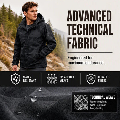 Men's Hooded Camouflage Outdoor Jacket