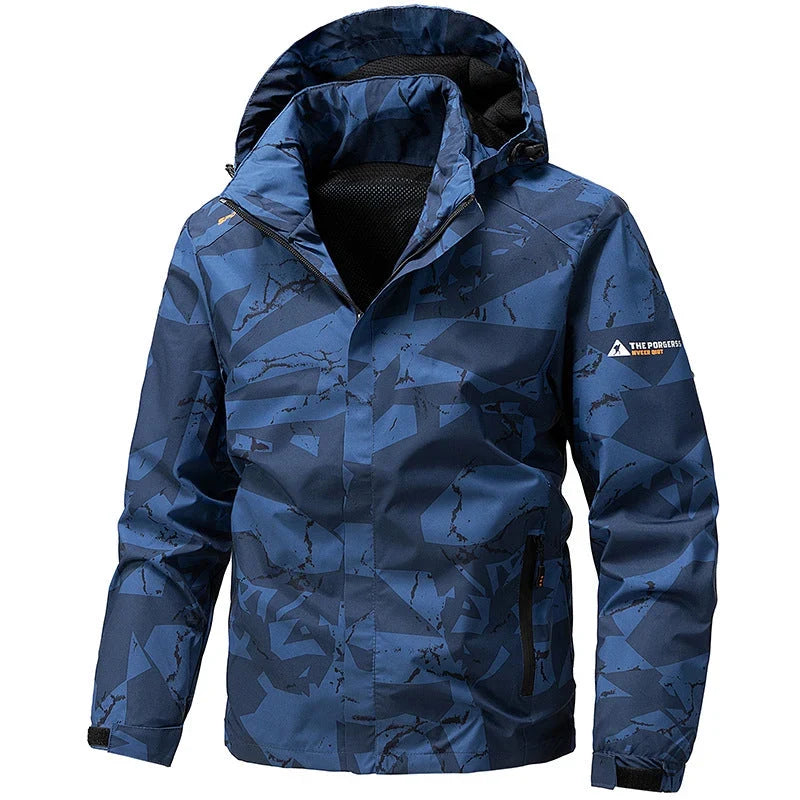 Men's Hooded Camouflage Outdoor Jacket