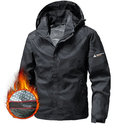 Men's Hooded Camouflage Outdoor Jacket