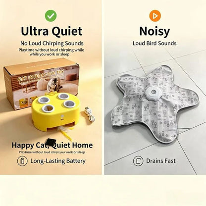 Interactive Pop-Up & Feather Cat Toy