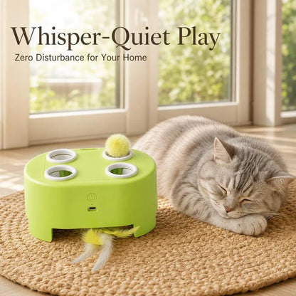 Interactive Pop-Up & Feather Cat Toy