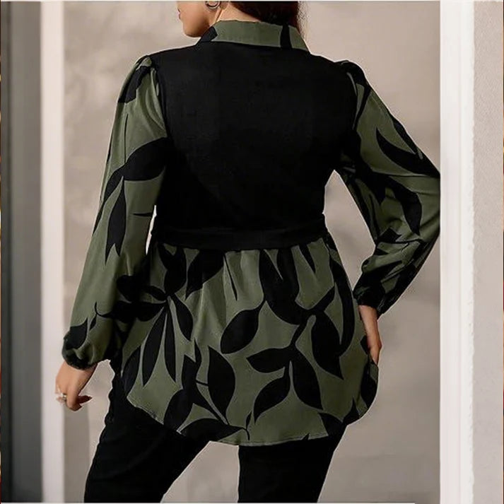 Women's Floral Layered Look Shirt