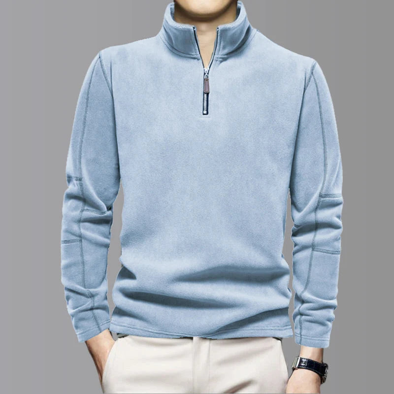 Men's Half Zip Long Sleeve Top