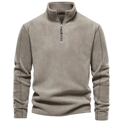 Men's Half Zip Long Sleeve Top