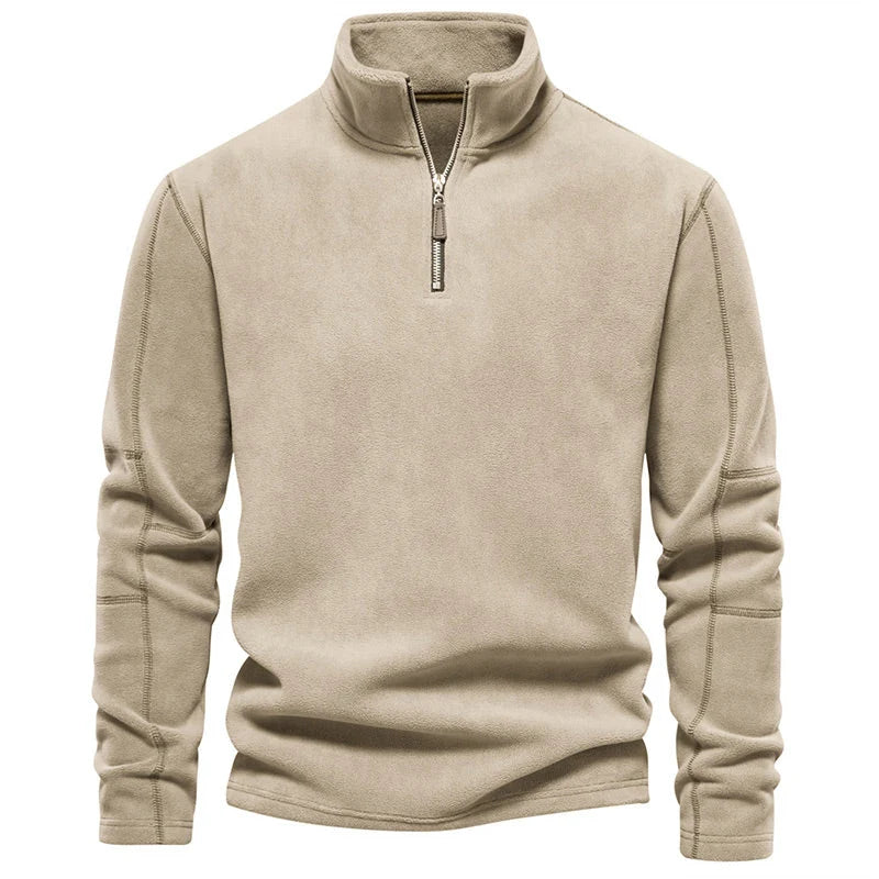 Men's Half Zip Long Sleeve Top