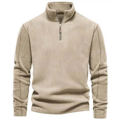 Men's Half Zip Long Sleeve Top