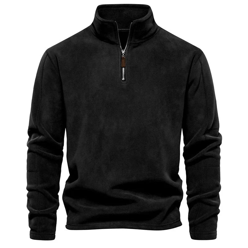 Men's Half Zip Long Sleeve Top