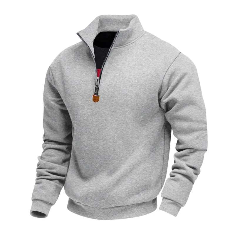 Men's Fleece-Lined Quarter-Zip Sweatshirt