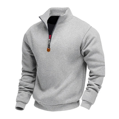 Men's Fleece-Lined Quarter-Zip Sweatshirt