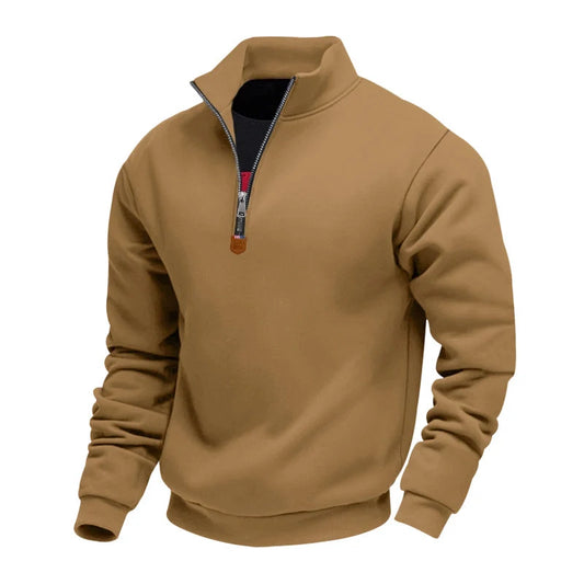 Men's Fleece-Lined Quarter-Zip Sweatshirt