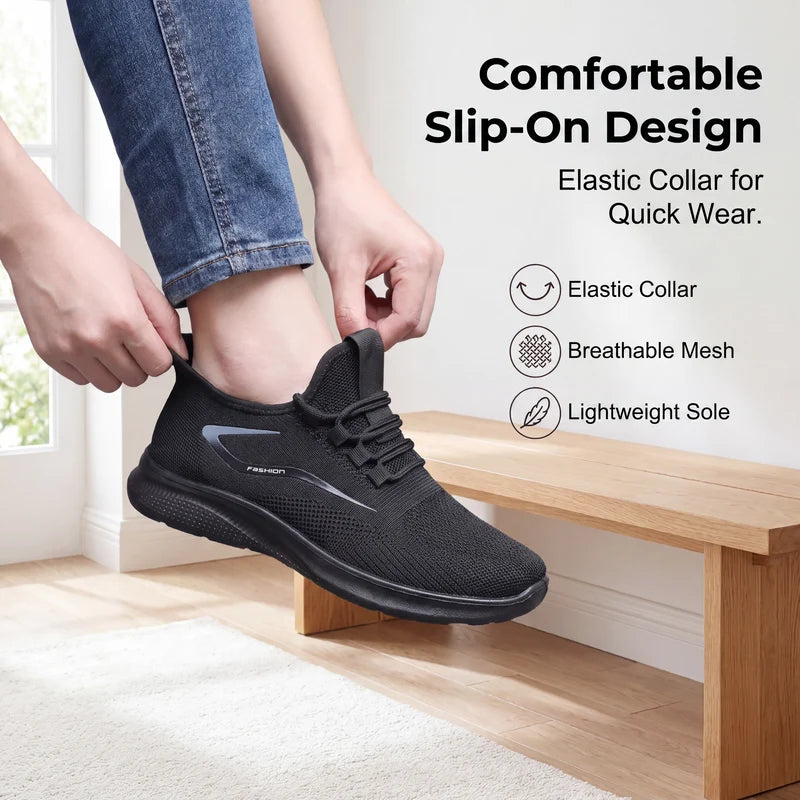 Men's Lightweight Knit Running Trainers