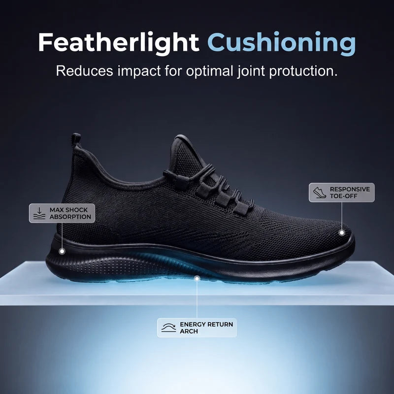 Men's Lightweight Knit Running Trainers